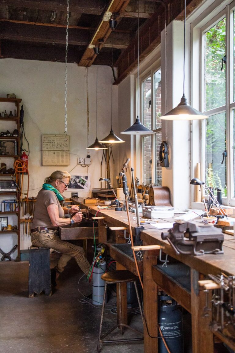 werkplaats zilversmid workshop